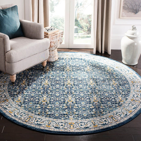 Safavieh Madison Mad151D Navy / Creme Rugs.