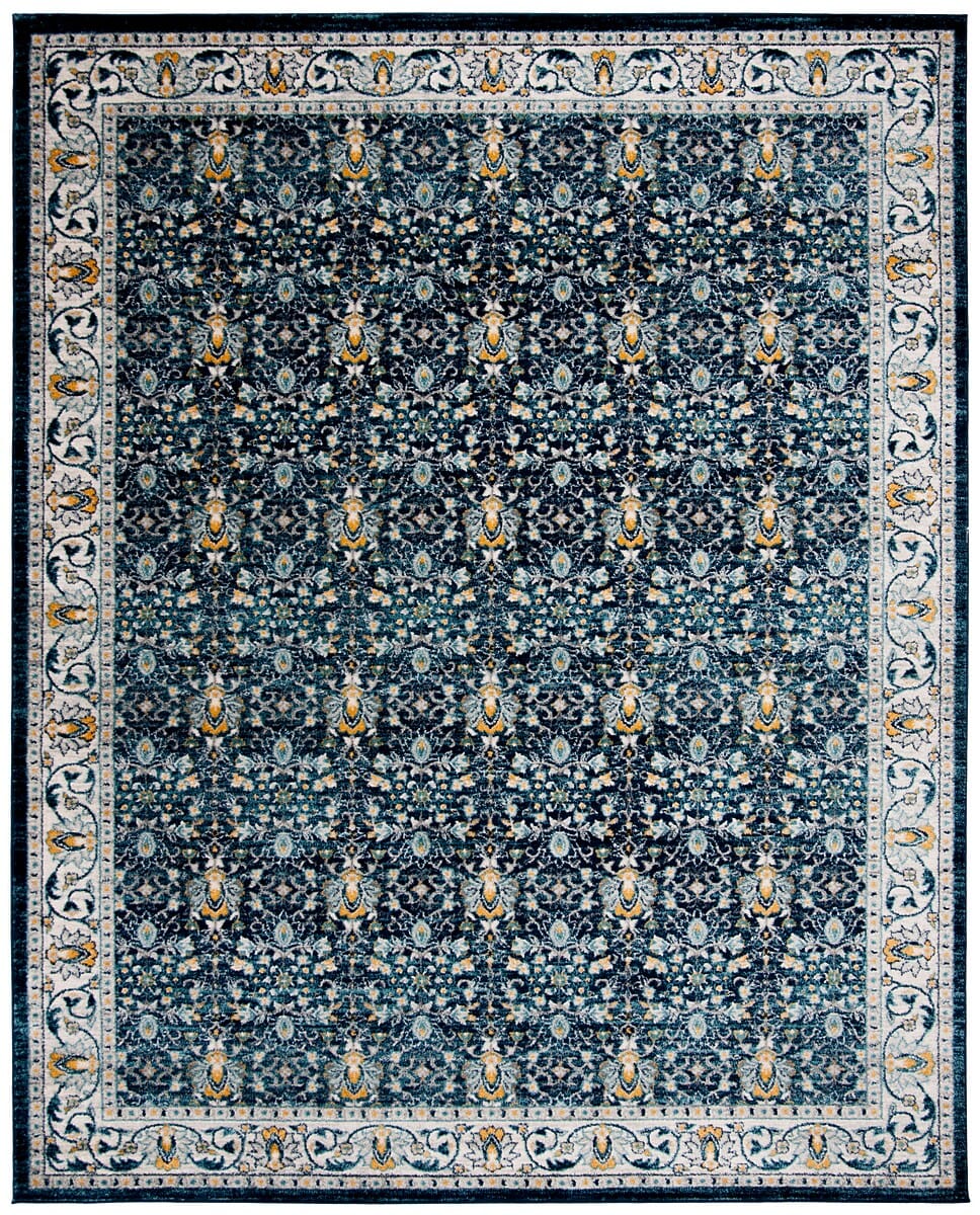 Safavieh Madison Mad151D Navy / Creme Area Rug