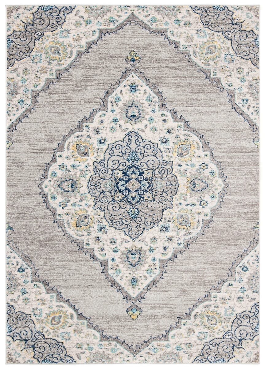 Safavieh Madison Mad153F Light Grey / Blue Area Rug