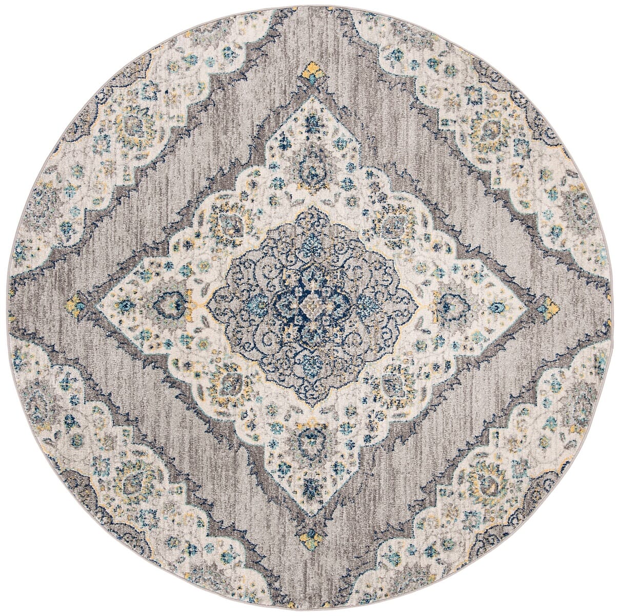 Safavieh Madison Mad153F Light Grey / Blue Rugs.