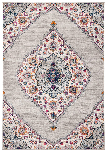 Safavieh Madison Mad153R Light Grey / Fuchsia Area Rug