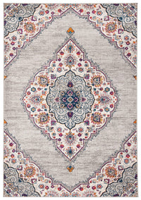 Safavieh Madison Mad153R Light Grey / Fuchsia Area Rug