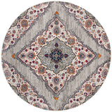 Safavieh Madison Mad153R Light Grey / Fuchsia Rugs.