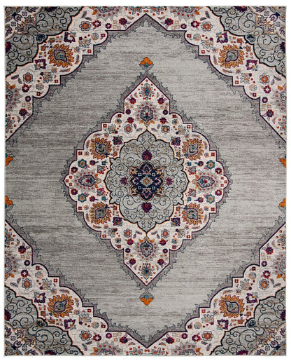 Safavieh Madison Mad153R Light Grey / Fuchsia Area Rug