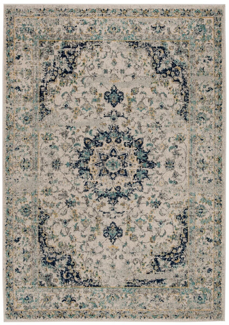 Safavieh Madison Mad155M Ivory/Blue Rug.