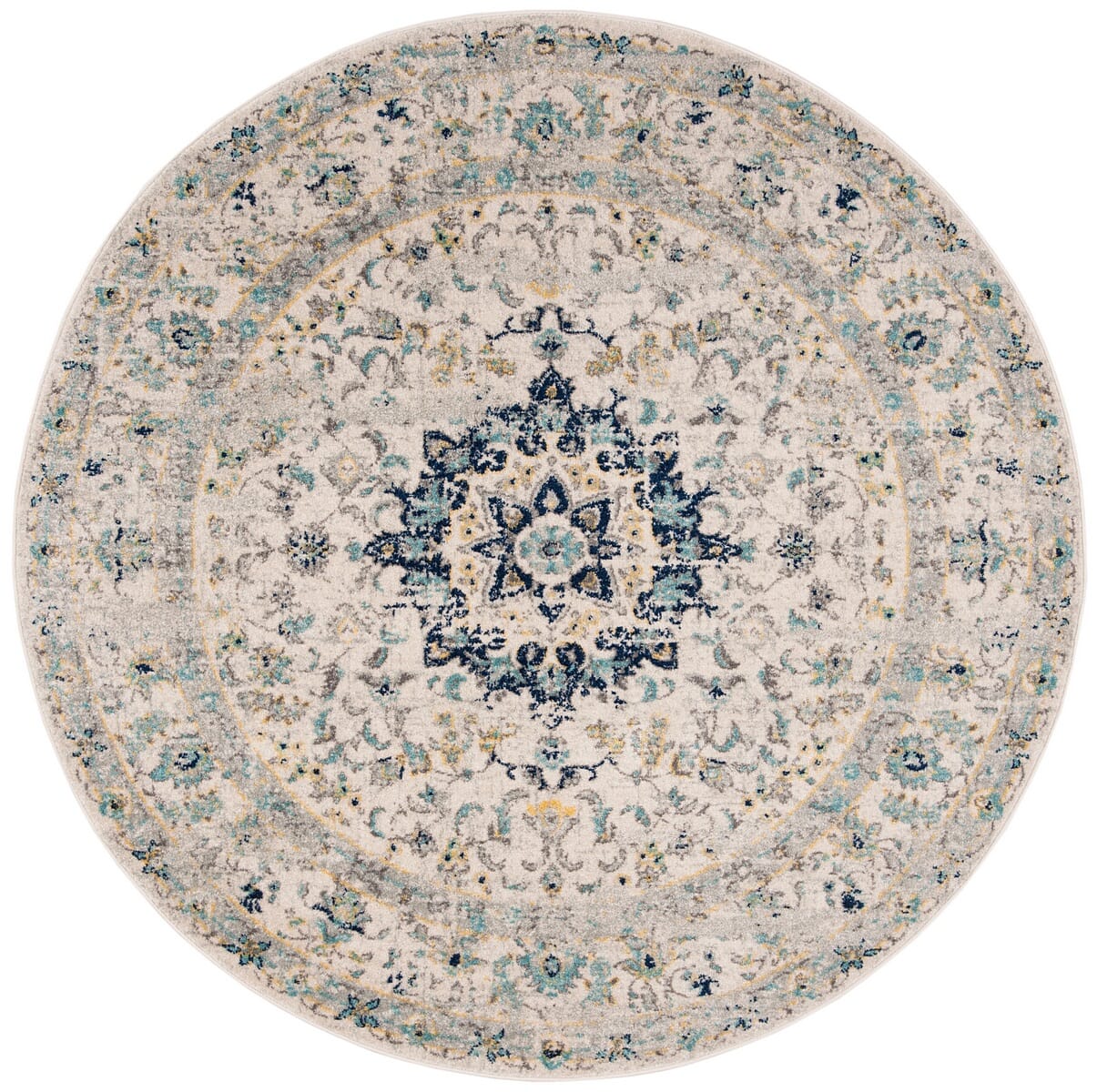 Safavieh Madison Mad155M Ivory / Blue Area Rug