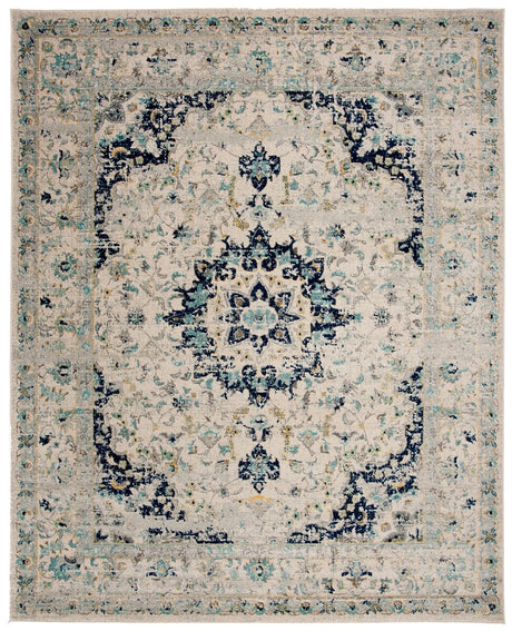 Safavieh Madison Mad155M Ivory/Blue Rug.