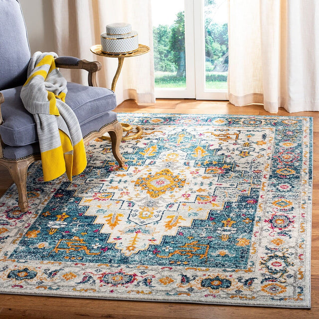 Safavieh Madison Mad156K Turquoise / Ivory Rugs.