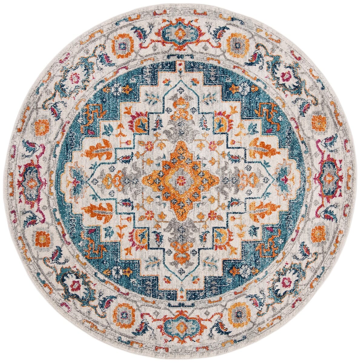 Safavieh Madison Mad156K Turquoise / Ivory Rugs.