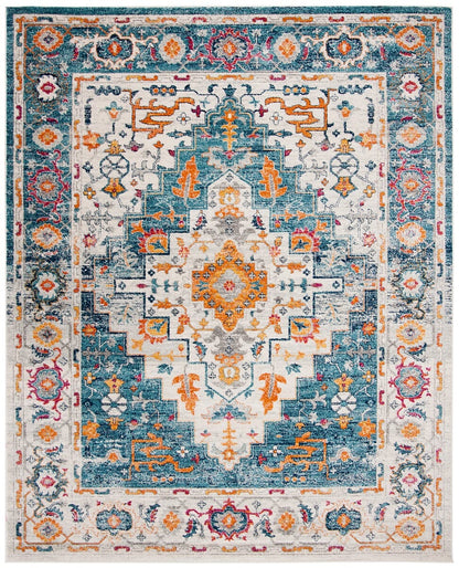 Safavieh Madison Mad156K Turquoise / Ivory Area Rug