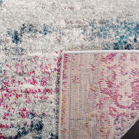 Safavieh Madison Mad157R Light Grey / Fuchsia Rugs.