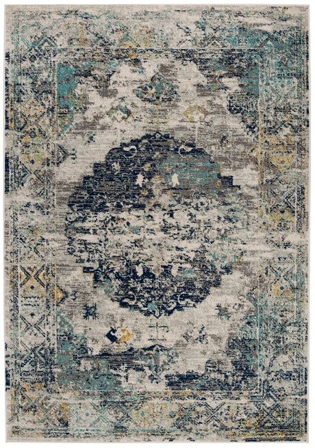 Safavieh Madison Mad158F Light Grey/Blue Rug.