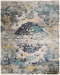 Safavieh Madison Mad158F Light Grey / Blue Vintage / Distressed Area Rug