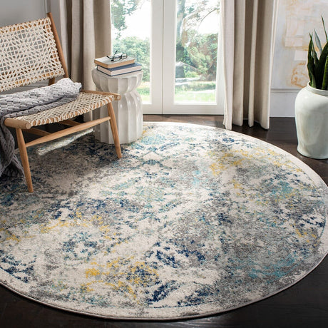 Safavieh Madison Mad159M Ivory/Blue Rug.