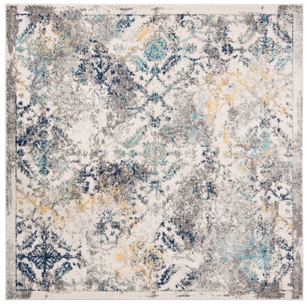 Safavieh Madison Mad159M Ivory / Blue Vintage / Distressed Area Rug