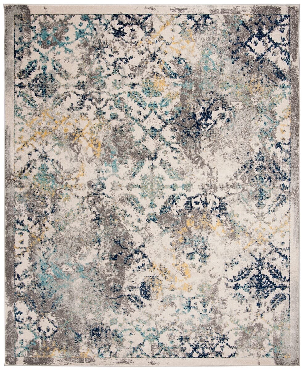 Safavieh Madison Mad159M Ivory / Blue Vintage / Distressed Area Rug