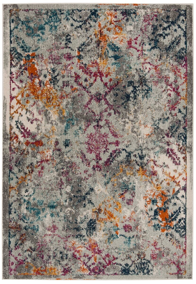 Safavieh Madison Mad159R Light Grey / Fuchsia Rugs.