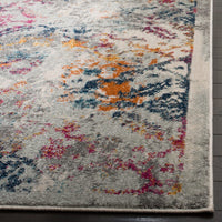 Safavieh Madison Mad159R Light Grey / Fuchsia Vintage / Distressed Area Rug