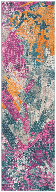 Safavieh Madison Mad201M Blue / Multi Organic / Abstract Area Rug