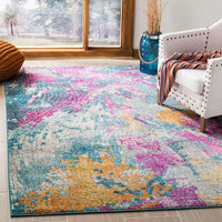 Safavieh Madison Mad201M Blue / Multi Organic / Abstract Area Rug