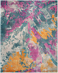 Safavieh Madison Mad201M Blue / Multi Organic / Abstract Area Rug