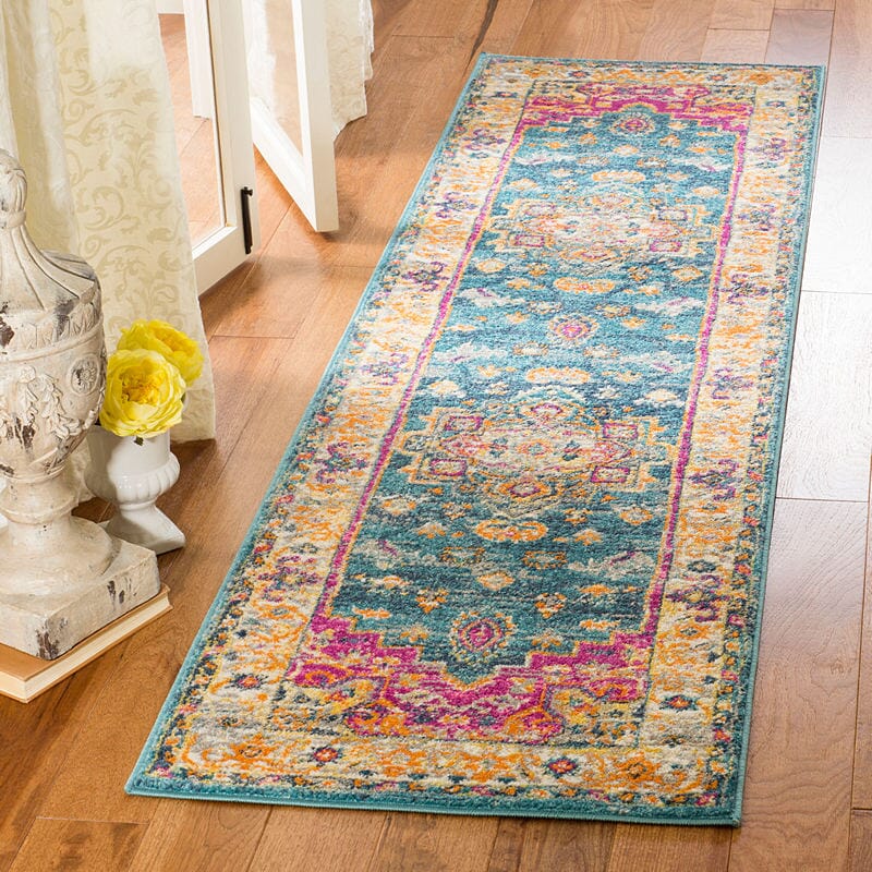 Safavieh Madison Mad202M Blue / Multi Vintage / Distressed Area Rug