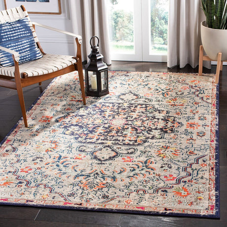 Safavieh Madison Mad447B Beige/Black Rug.