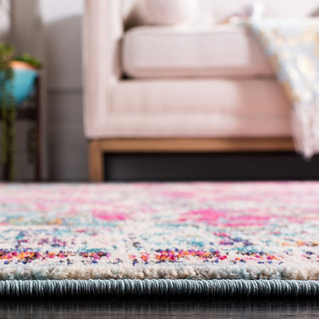 Safavieh Madison Mad447R Fuchsia/Teal Rug.