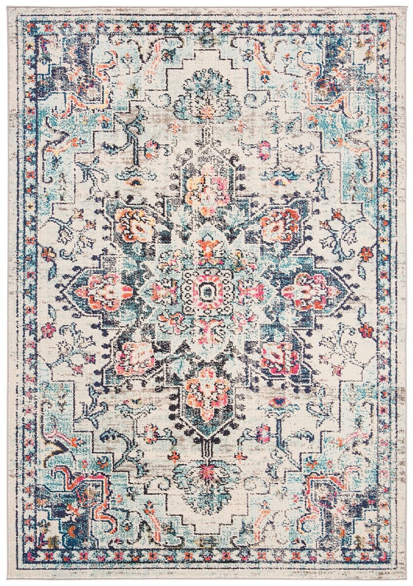 Safavieh Madison Mad473B Cream / Blue Area Rug