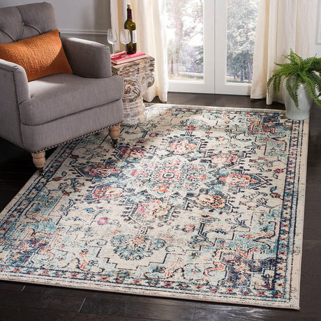 Safavieh Madison Mad473B Cream/Blue Rug.