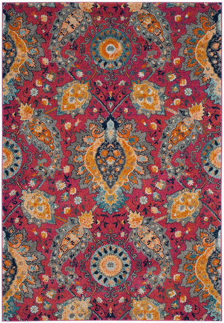 Safavieh Madison Mad600A Fuchsia / Gold Rugs.