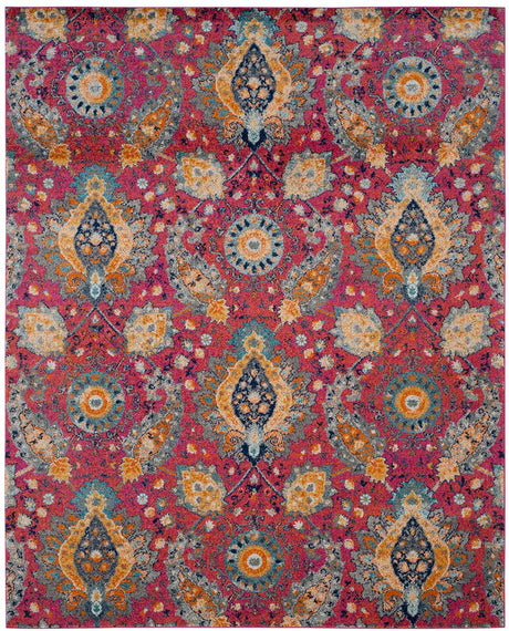 Safavieh Madison Mad600A Fuchsia / Gold Rugs.