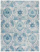 Safavieh Madison Mad600E Cream / Turquoise Rugs.