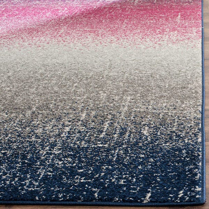 Safavieh Madison Mad601M Fuchsia / Navy Area Rug