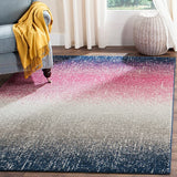 Safavieh Madison Mad601M Fuchsia / Navy Rugs.