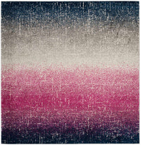 Safavieh Madison Mad601M Fuchsia / Navy Area Rug