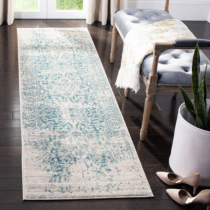 Safavieh Madison Mad603J Teal / Ivory Vintage / Distressed Area Rug