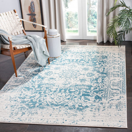 Safavieh Madison Mad603J Teal/Ivory Rug.