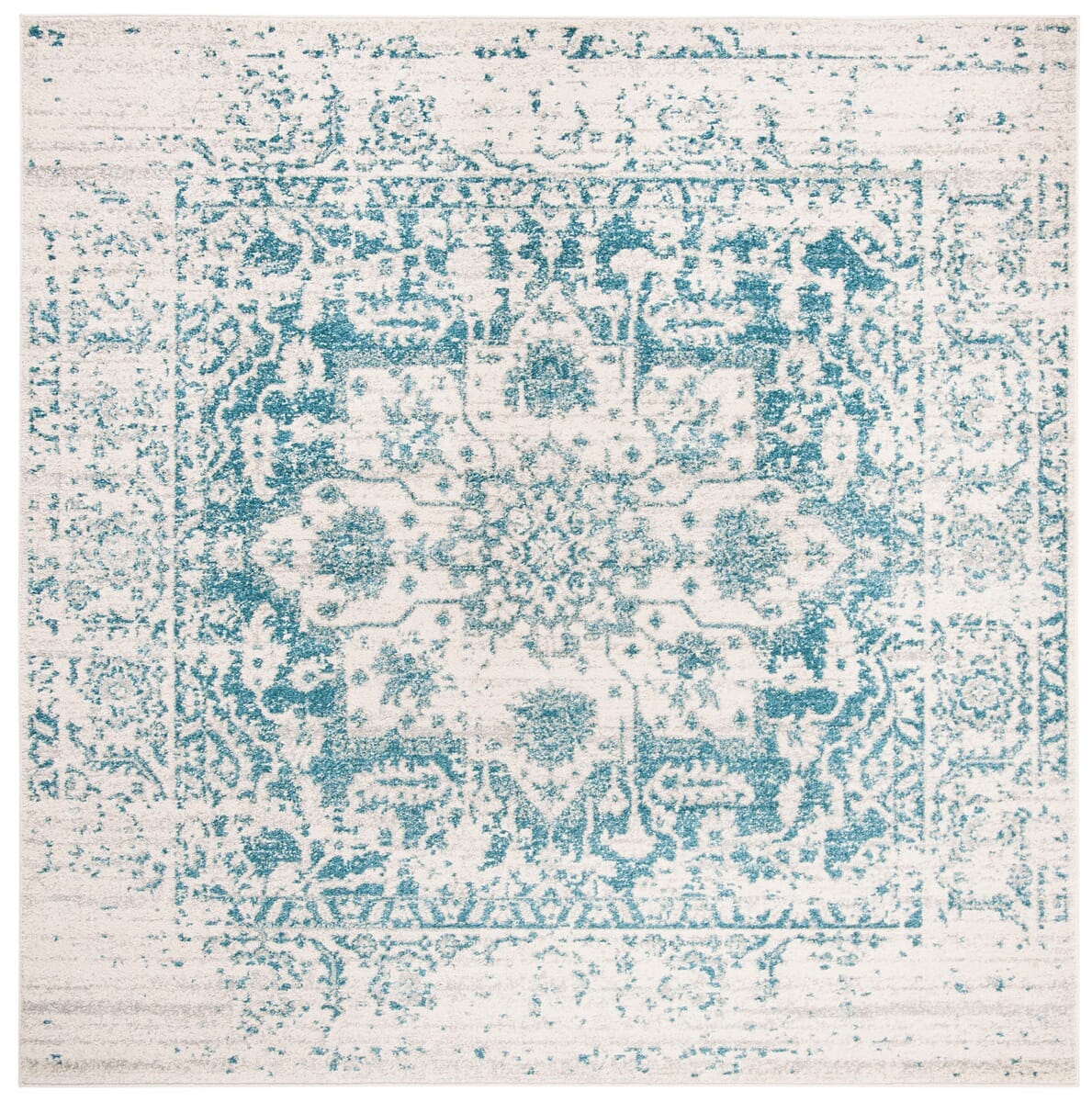 Safavieh Madison Mad603J Teal / Ivory Vintage / Distressed Area Rug