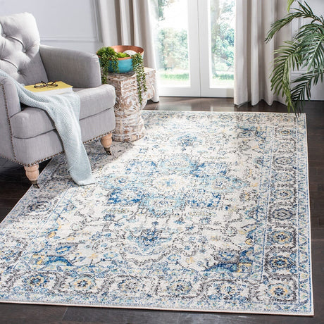 Safavieh Madison Mad603K Turquoise/Ivory Rug.