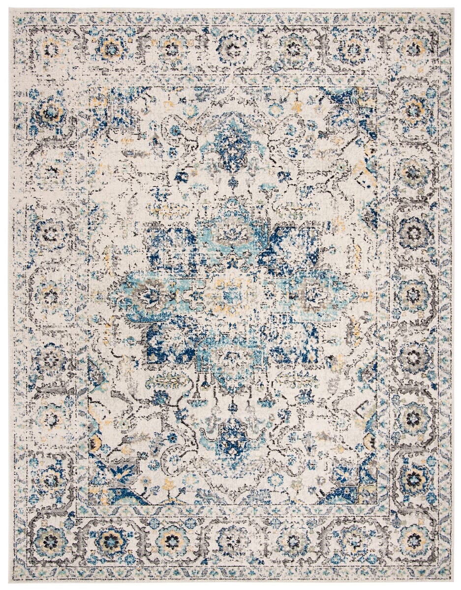 Safavieh Madison Mad603K Turquoise/Ivory Rug.