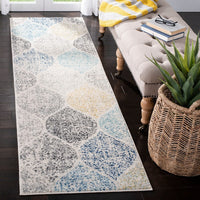 Safavieh Madison Mad604D Ivory / Blue Damask Area Rug