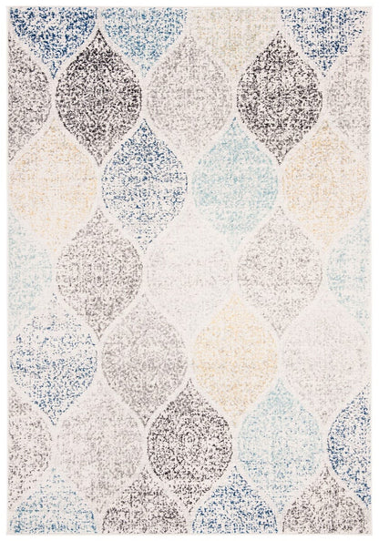 Safavieh Madison Mad604D Ivory / Blue Damask Area Rug