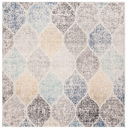 Safavieh Madison Mad604D Ivory / Blue Damask Area Rug