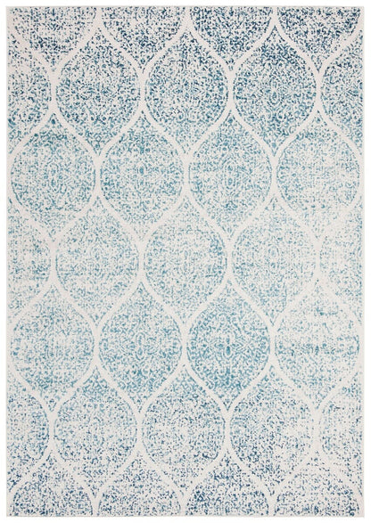 Safavieh Madison Mad604E Cream / Turquoise Damask Area Rug