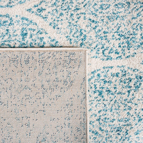 Safavieh Madison Mad604E Cream/Turquoise Rug.