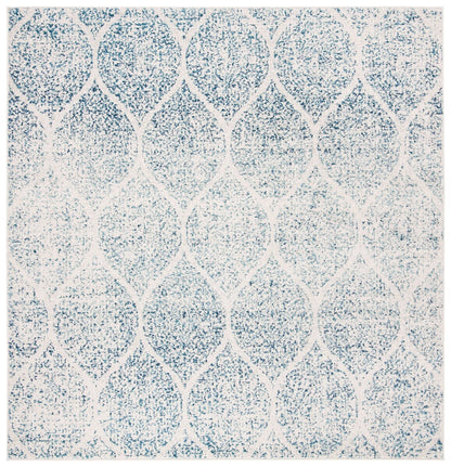 Safavieh Madison Mad604E Cream / Turquoise Damask Area Rug