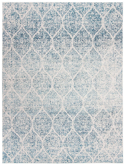 Safavieh Madison Mad604E Cream / Turquoise Damask Area Rug