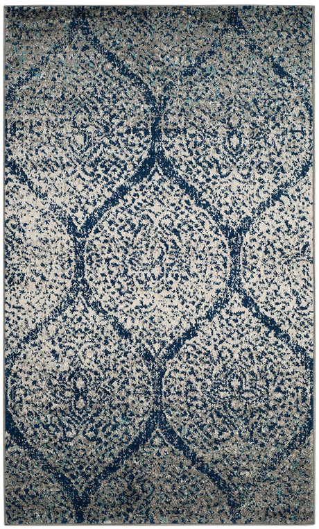 Safavieh Madison Mad604G Navy/Silver Rug.