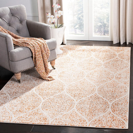 Safavieh Madison Mad604H Cream/Orange Rug.